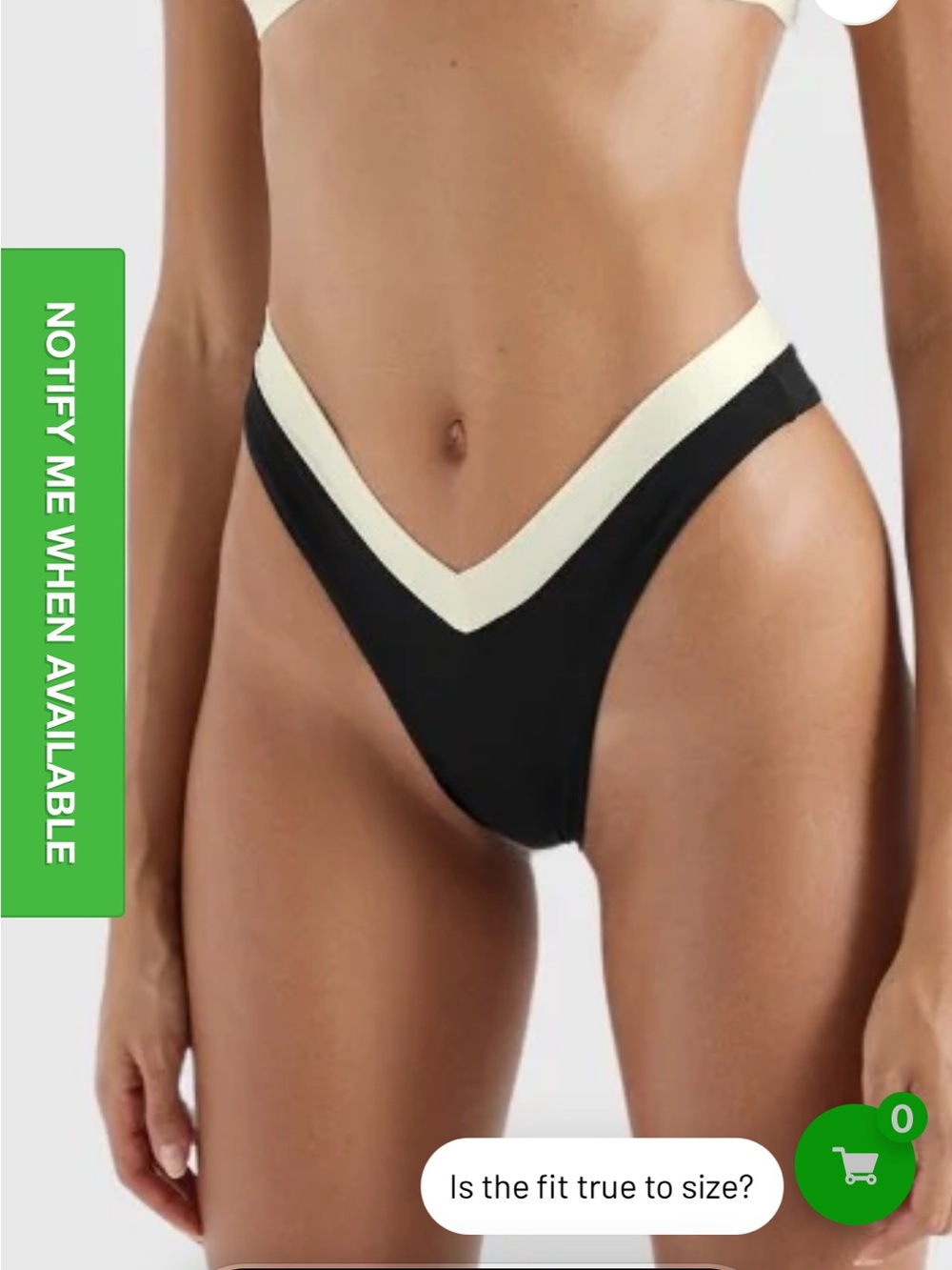 NWT Oneone Swimwear Women's Jesse Bottom